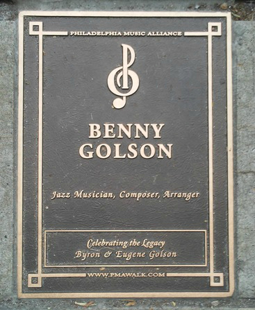 Benny Golson Plaque