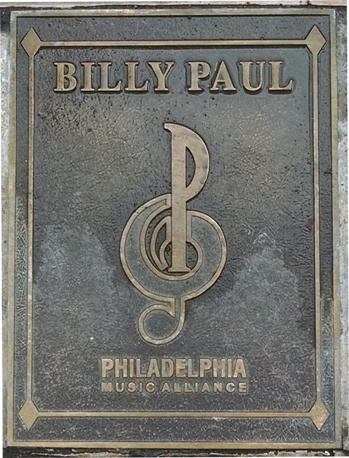 Billy Paul Plaque