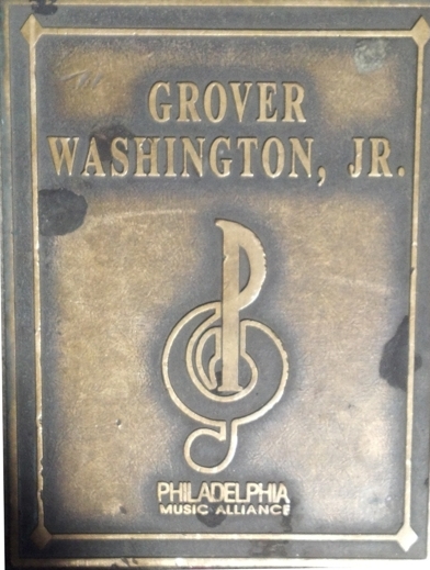 Grover Washington Jr. Plaque