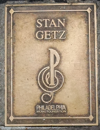 Stan Getz Plaque