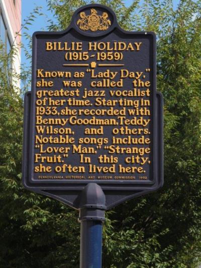 Billie Holiday Historical Marker