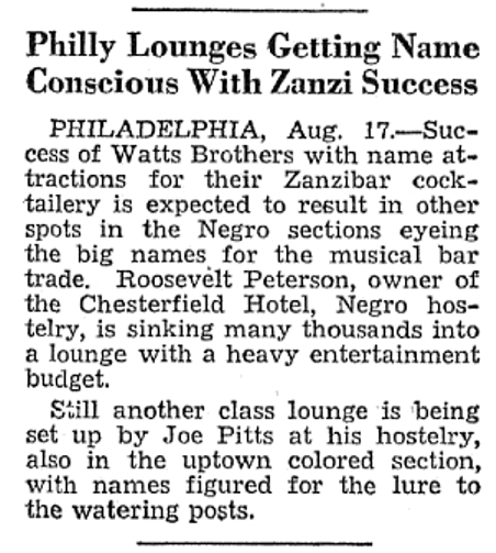 Joe Pitts' Musical Bar