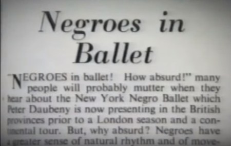 Negroes in Ballet