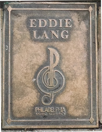 Eddie Lang Plaque
