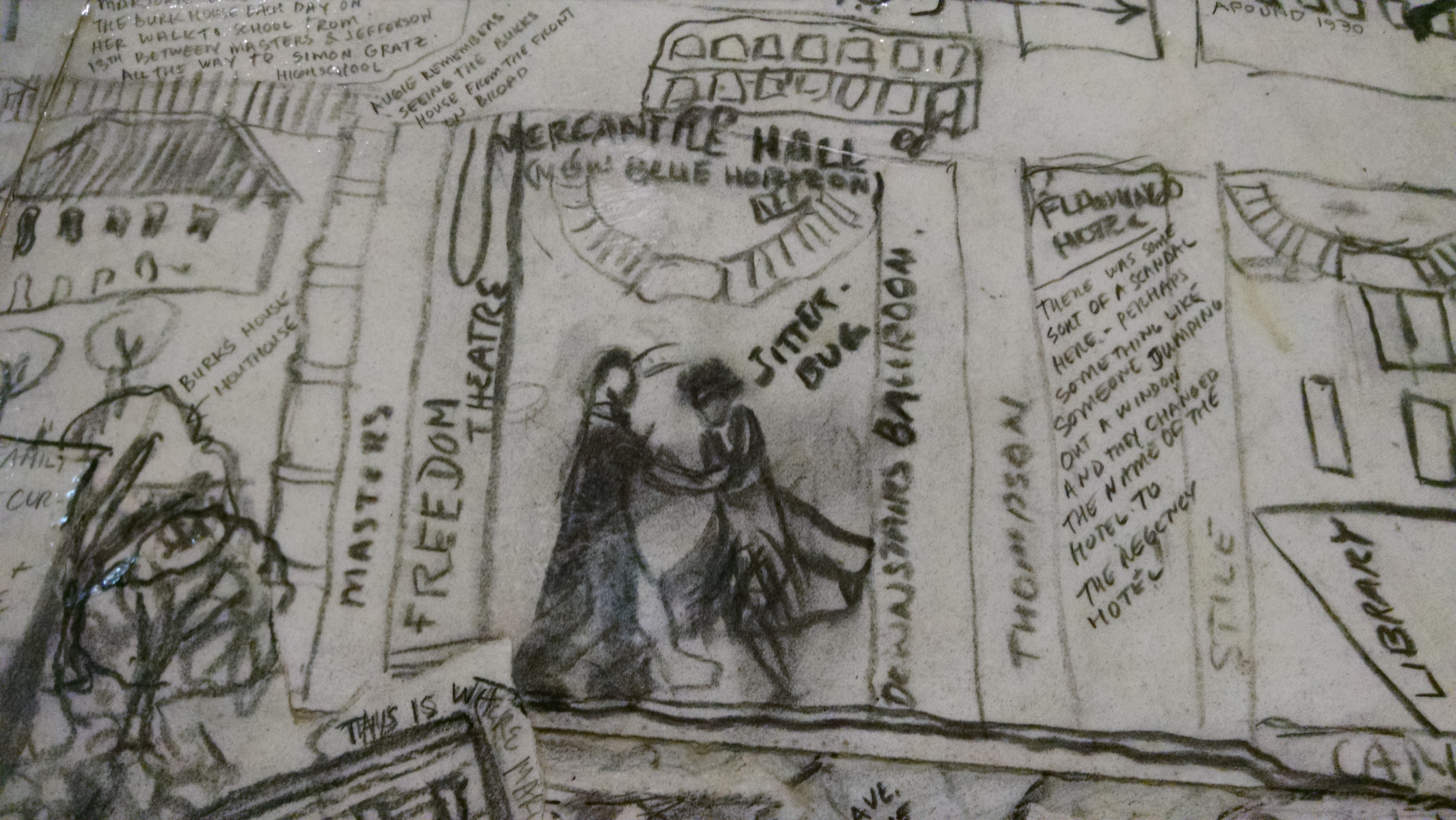 blue horizon - philadelphia courthouse mural