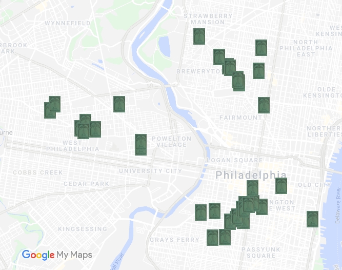 Mapping Green Book Philadelphia - Green Book Icon4